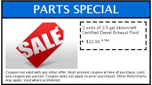 motorcraft parts coupon